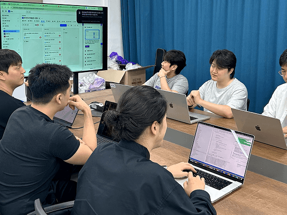 프로젝트 전담팀 구성사진