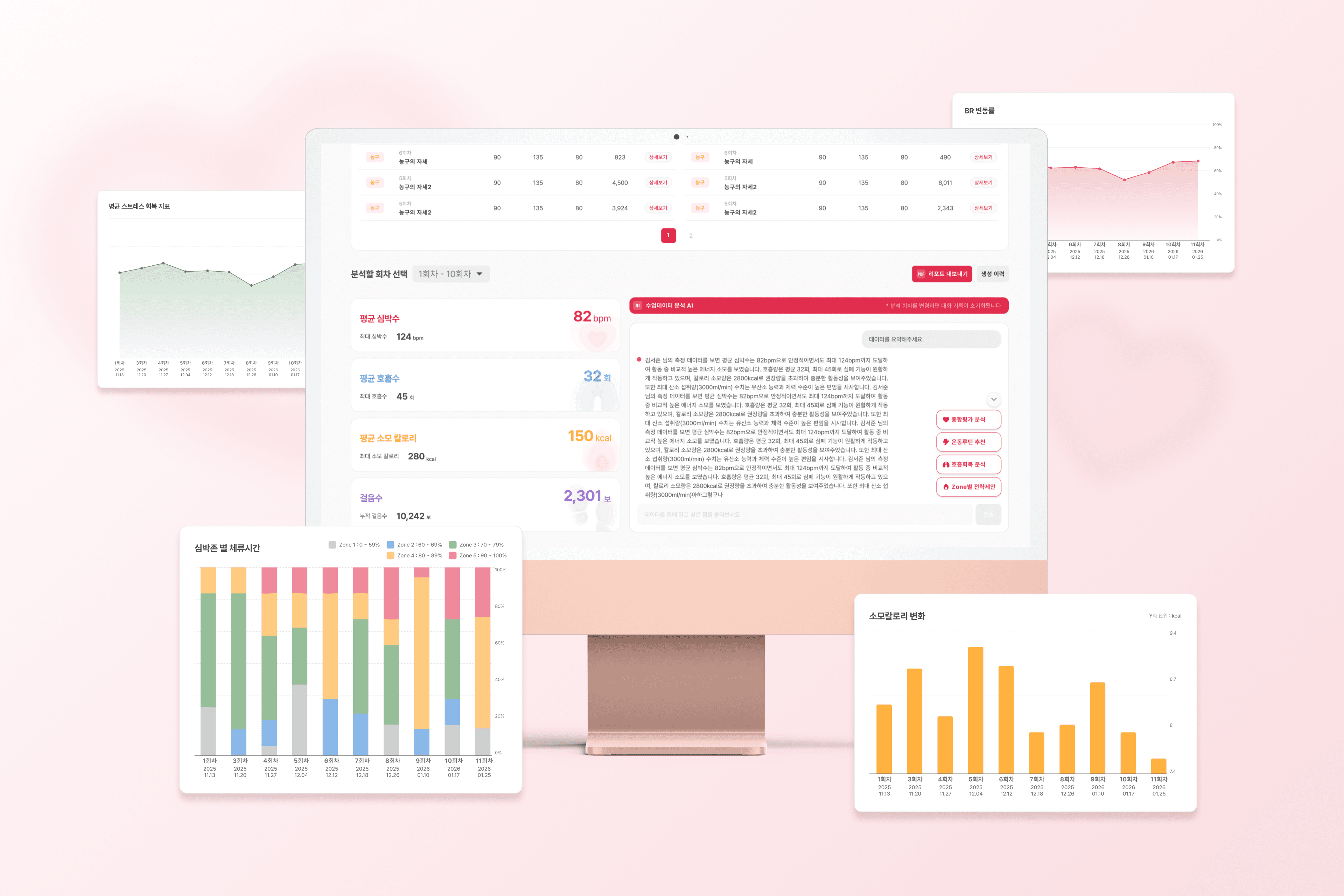 학생 개개인 리포트